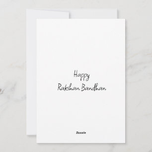 Rakshan Bandhan Holiday Card Feiertagskarte