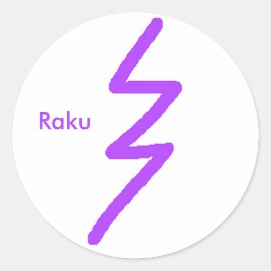Raku Sticker (Vorderseite)