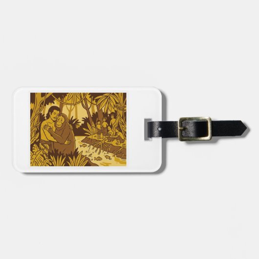 Rakup Beliang Gepäckanhänger (Vorderseite horizontal)