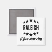 Raleigh A Five Star City Magnet (Vorderseite/Rückseite)
