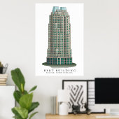 Raleigh BB&T Gebäude Architekturbüro Print Poster (Heimbüro)