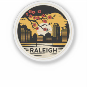 Raleigh City North Carolina USA Aufkleber