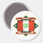 Raleigh Diamond Magnet (Vorderseite/Rückseite)