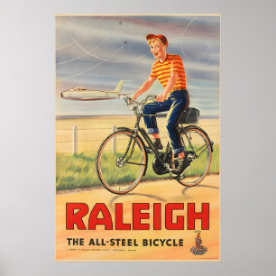 Raleigh-Fahrradposter Poster
