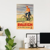 Raleigh-Fahrradposter Poster (Heimbüro)