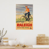 Raleigh-Fahrradposter Poster (Küche)