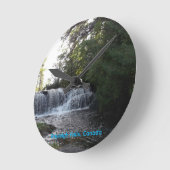 Raleigh Falls Runde Wanduhr (Winkel)