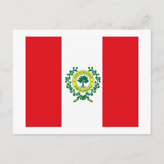 Raleigh Flag Postkarte (Vorderseite)