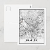 Raleigh Karte (Vorne/Hinten)