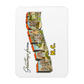 Raleigh NC Magnet (Vertikal)