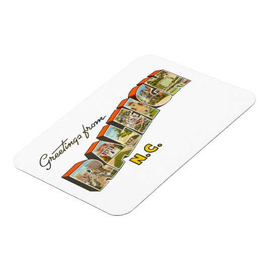 Raleigh NC Magnet (Linke Seite)