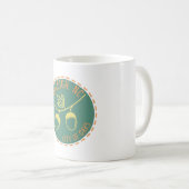Raleigh NC Stadt Oaks Acorn Kaffeetasse (VorderseiteRechts)