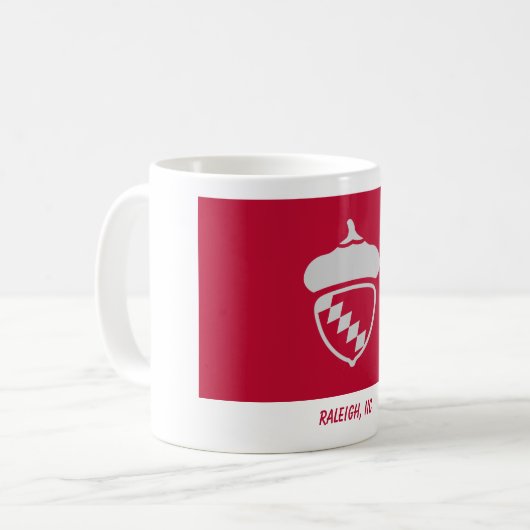 Raleigh, NC-Tasse Kaffeetasse (Vorderseite Links)