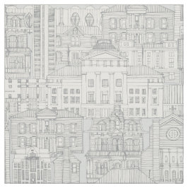 Raleigh NC Toile Silber Stoff