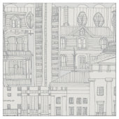 Raleigh NC Toile Silber Stoff (Nahaufnahme)