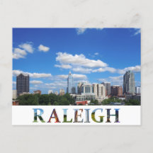 Raleigh North Carolina City Skyline Foto