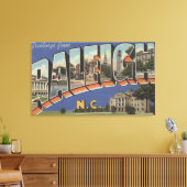 Raleigh, North Carolina - Große Briefszenen Leinwanddruck (Insitu (Wohnzimmer))