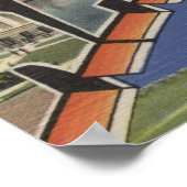 Raleigh, North Carolina - Große Briefszenen Poster (Ecke)