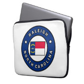 Raleigh North Carolina Laptopschutzhülle (Vorderseite Links)