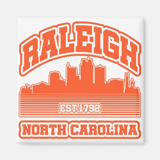 Raleigh, North Carolina Magnet (Vorne)