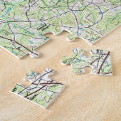 Raleigh-North Carolina Map (1990) Puzzle (Seite)
