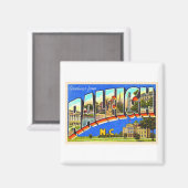 Raleigh North Carolina NC Großer Brief Postkarte Magnet (Vorderseite/Rückseite)