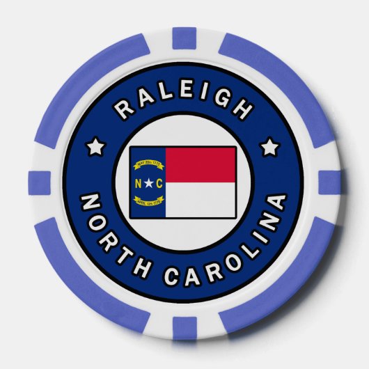 Raleigh North Carolina Pokerchips (Vorderseite)