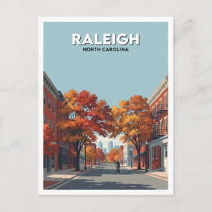 Raleigh North Carolina Postkarte