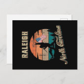 Raleigh North Carolina Postkarte (Vorne/Hinten)