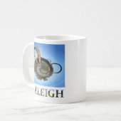 Raleigh North Carolina Rings Foto Kaffeetasse (Vorderseite Links)