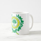 Raleigh, North Carolina Siegel Kaffeetasse (VorderseiteRechts)