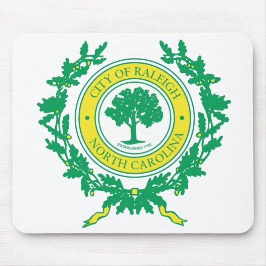 Raleigh, North Carolina Siegel Mousepad (Vorne)