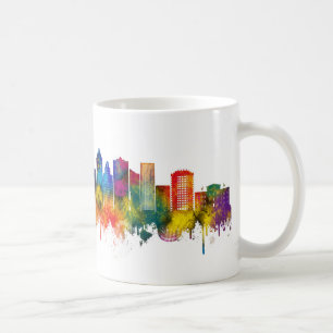 Raleigh North Carolina Skyline Kaffeetasse