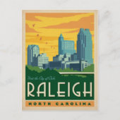 Raleigh, North Carolina | Stadt Oaks Postkarte (Vorderseite)