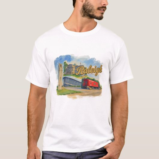 Raleigh North Carolina T-shirt (Vorderseite)