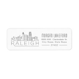 Raleigh Stylized Skyline |