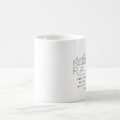 Raleigh Stylized Skyline | Benutzerdefinierter Slo Kaffeetasse (Mittel)