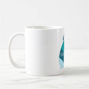 Raleigh Türkgrünblaue Eichel Kaffeetasse