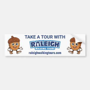 Raleigh Walking Tours Niedlich Acorn Autoaufkleber