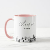 Raleigh Wedding Personalisiert Coffee Tasse (Links)
