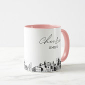 Raleigh Wedding Personalisiert Coffee Tasse (VorderseiteRechts)