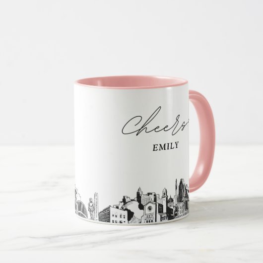 Raleigh Wedding Personalisiert Coffee Tasse (VorderseiteRechts)