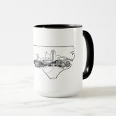 Raleighskyline-Tasse Tasse (VorderseiteRechts)