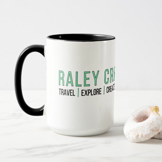 Raley Creative 15oz Tasse (Mit Donut)