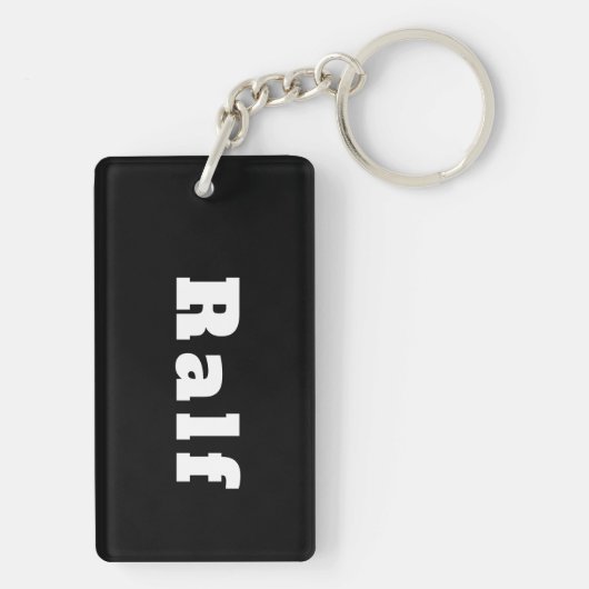 Ralf Schlüsselanhänger (Rückseite)