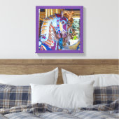 Rallenpferde der Leinwand 27 (Insitu (Schlafzimmer))