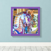 Rallenpferde der Leinwand 27 (Insitu (Holzboden))