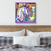 Rallenpferde der Leinwand 27 (Insitu (Schlafzimmer))