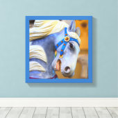 Rallenpferde Leinwand 18 (Insitu (Holzboden))