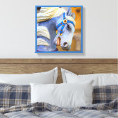 Rallenpferde Leinwand 18 (Insitu (Schlafzimmer))